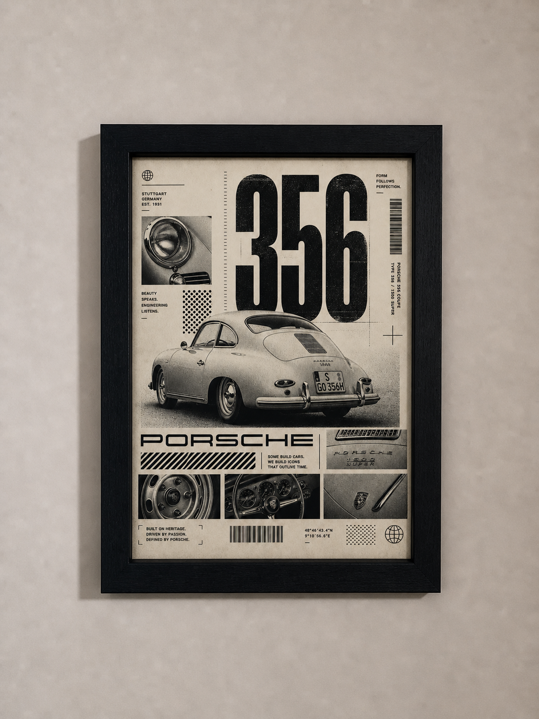 Porsche 356 Poster