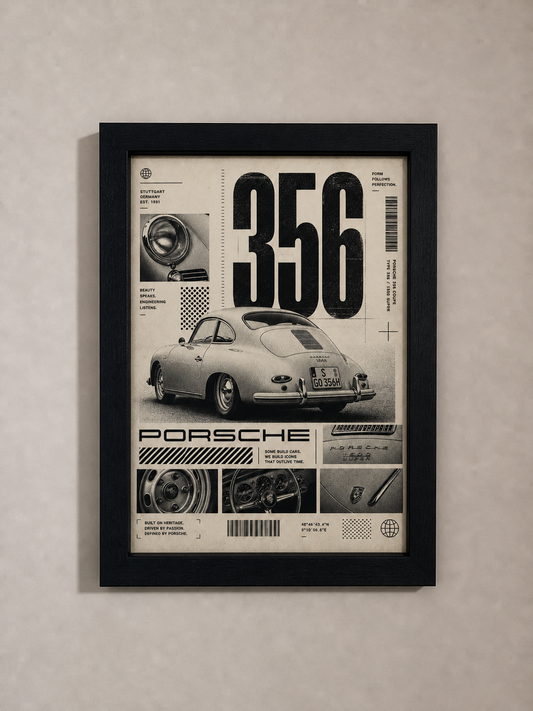 Porsche 356 Poster