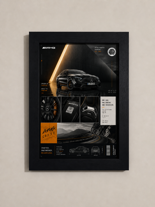 Mercedes C63 SE Poster