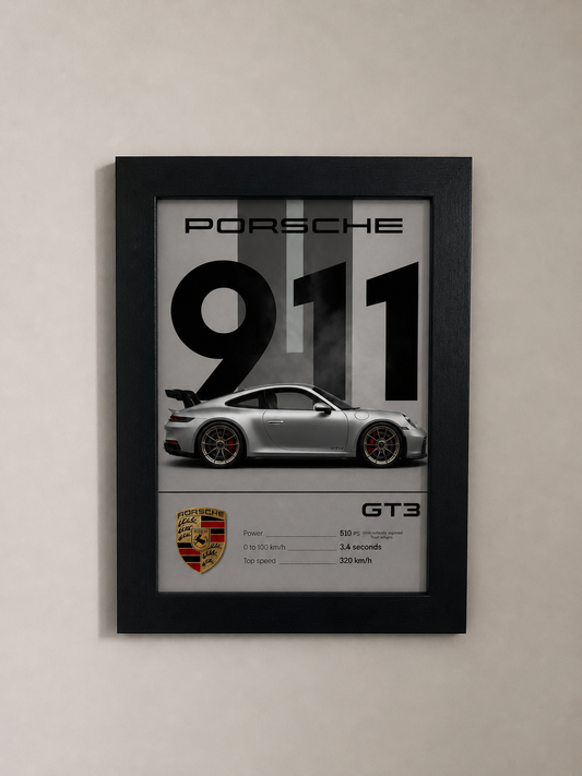 Porsche 911 GT3 Poster