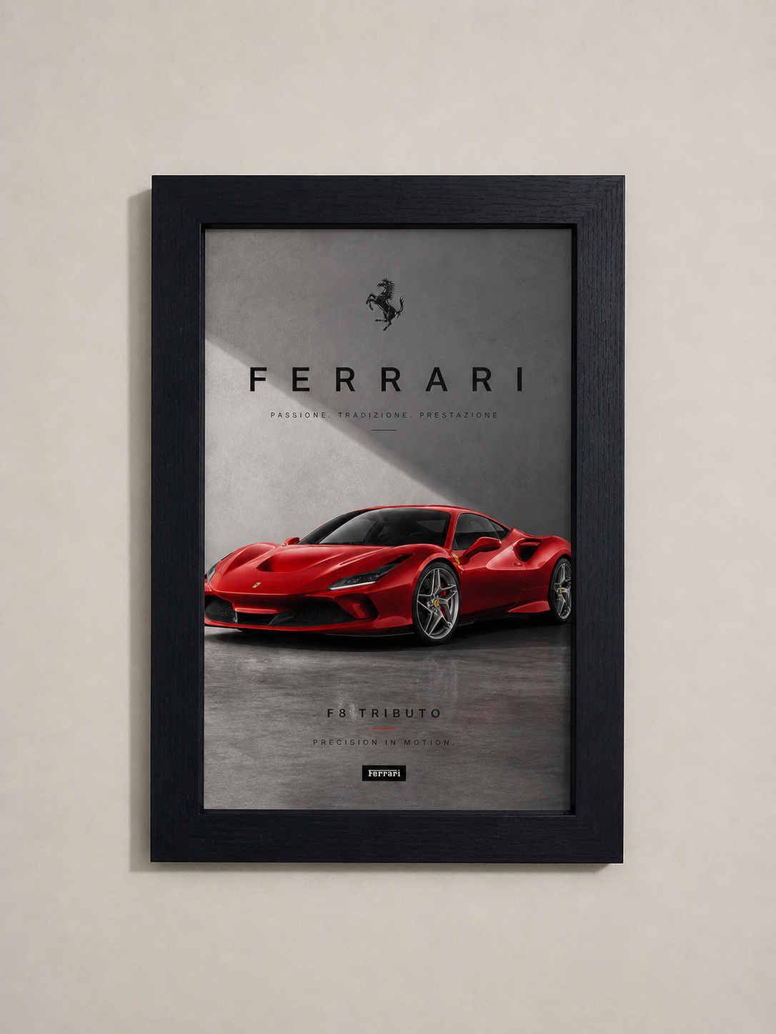 Ferrari F8 Tributo Poster