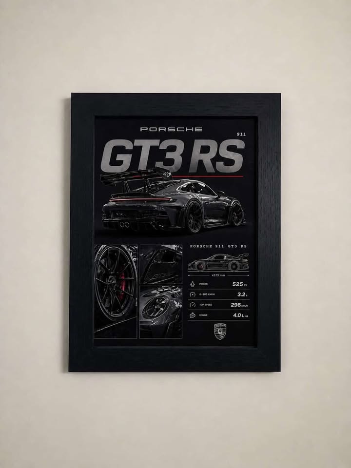 Porsche 911 GT3 RS Poster