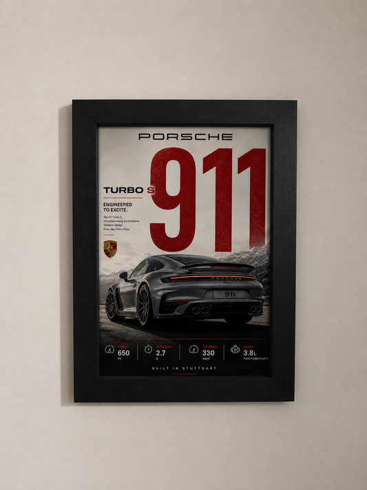 Porsche 911 Turbo S Poster